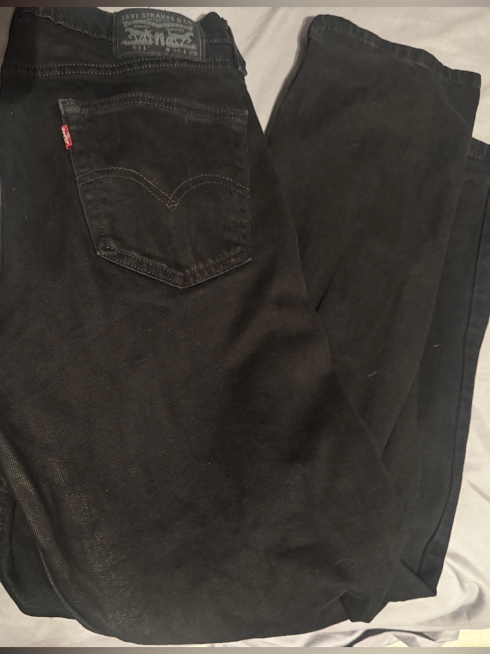 Levi's Black Slim Straight Men's Jeans